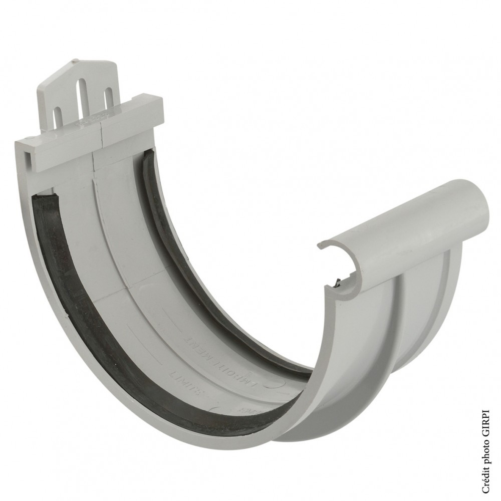 Jonction à joint pvc gris GIRPI, Dév.33 cm