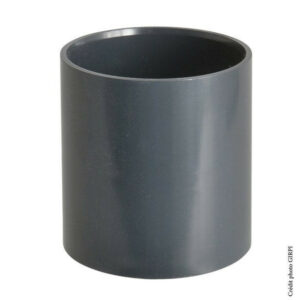 Manchon à coller pvc ardoise GIRPI, Dév.16 cm Diam.50 mm