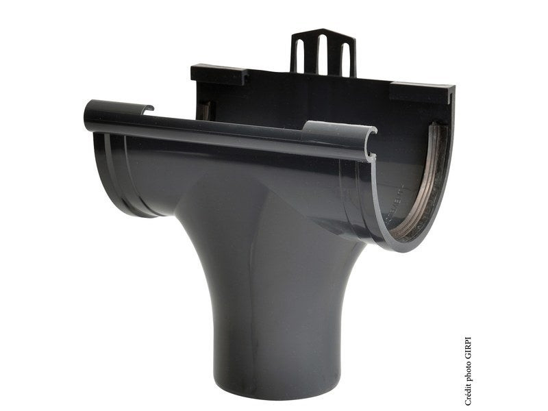 Naissance à joint pvc ardoise GIRPI, Dév.16 cm Diam.50 mm