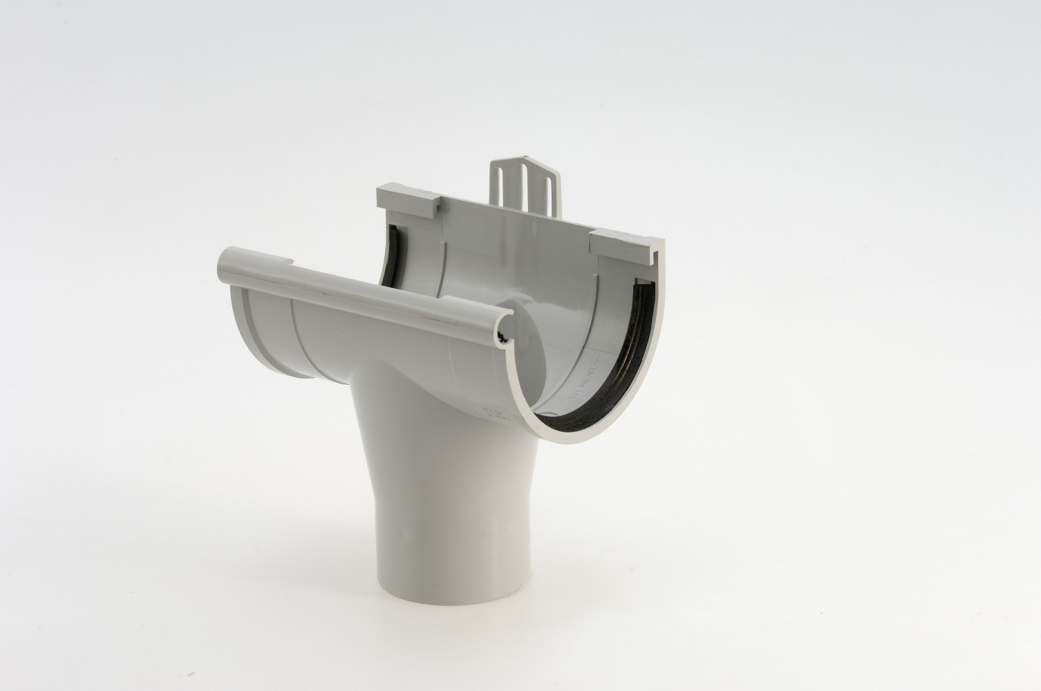 Naissance centrale à joint pvc gris GIRPI, Dév.33 cm