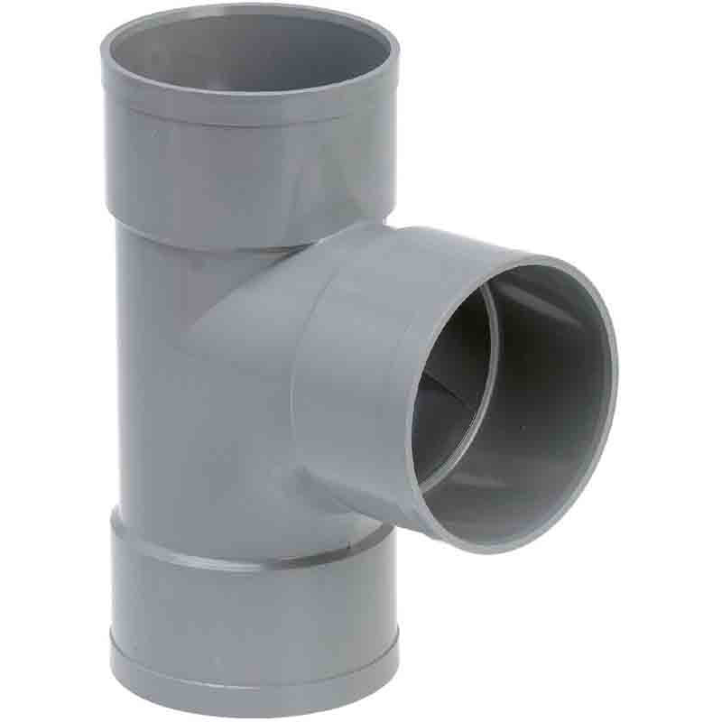 Té d'évacuation à 87°30 femelle/femelle Ø 80 mm