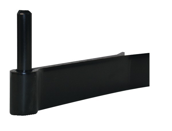 Gond de volet à sceller 2 lames 50 x 8 x 190 mm diamètre 20 mm cataphorèse noire TORBEL 6158204