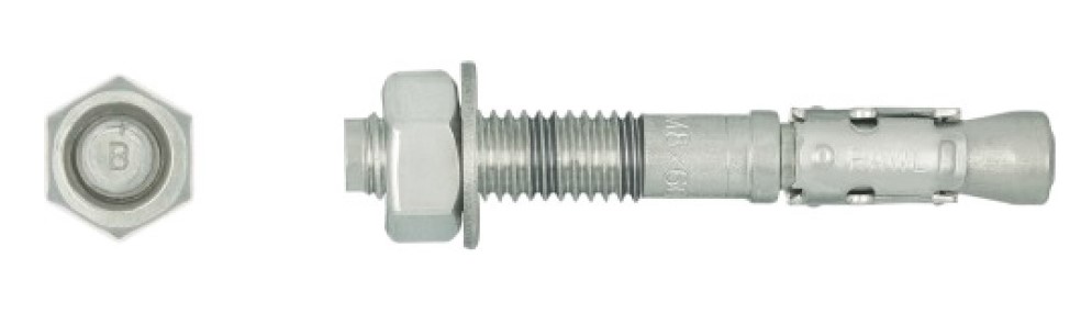 Goujons d'ancrage inox A4 pour béton non fissuré 10X80 boîte de 50 RAWL R-XPTIIA4-10080/20