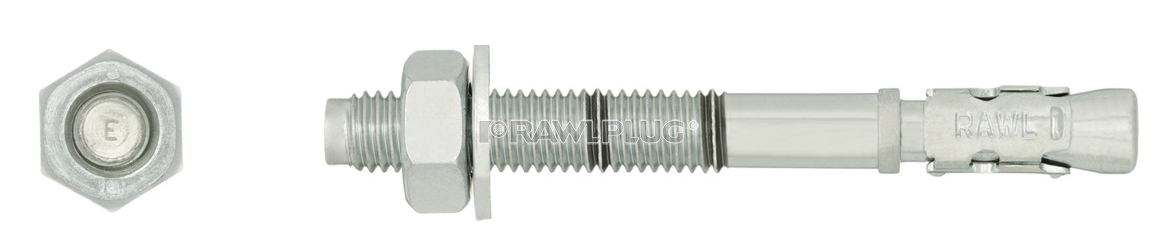 Goujons d'ancrage pour béton non fissuré 12X100 boîte de 50 RAWL R-XPT-12100/5