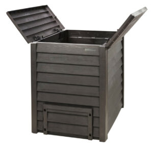 Composteur Thermo Wood + grille de fond - Brun - 600 Litres
