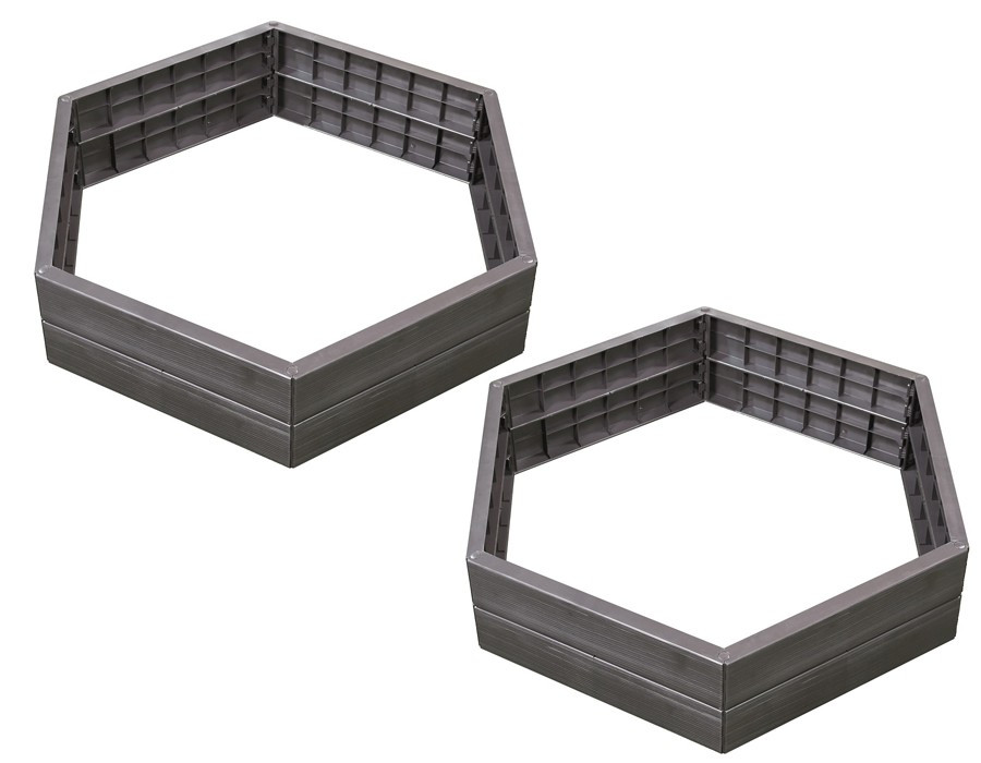 Kit 2 carrés potager ERGO - héxagone