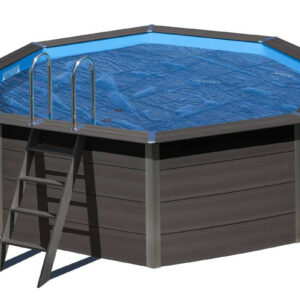 Bâche été à bulles 400 µ pour piscines composites 3,26m x 3,26m