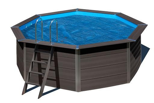 Bâche été à bulles 400 µ pour piscines composites Ø4,10m