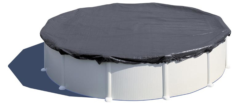 Bâche hiver 180g /m² pour piscine Ø4m/4,60m