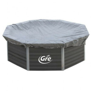 Bâche hiver 580g/m² pour piscines composites 5,24 x 3,86m