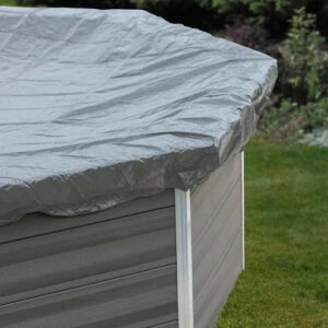 Bâche hiver 580g/m² pour piscines composites 6,06 x 3,26m