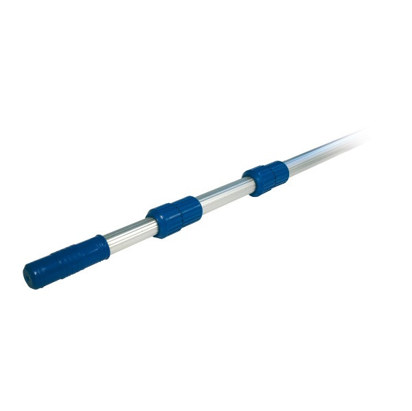 Manche télescopique argenté 3,60m ( 3 x 1,20 m ) - Gamme ECO