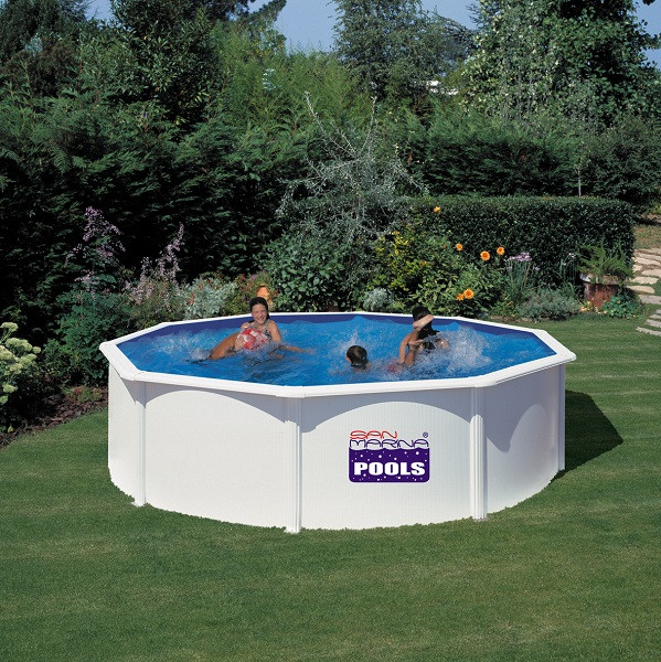 Piscine ronde acier Ø3,20m x H: 1,22m - Filtration à sable