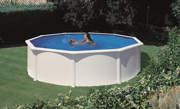 Piscine ronde acier Ø3,70m x H: 1,22m - Filtration à sable