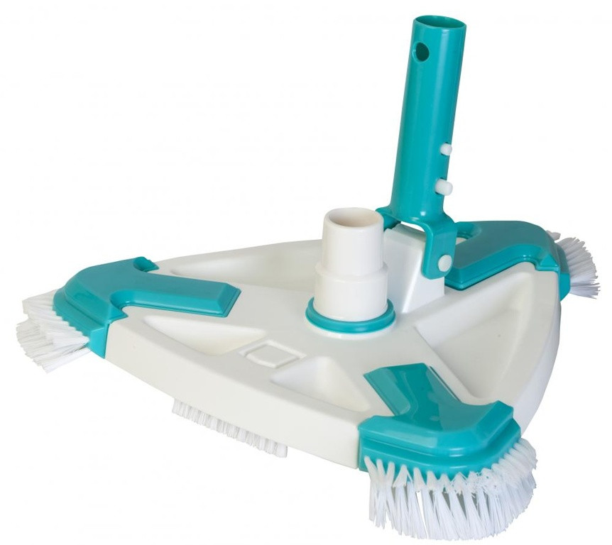 Tête de balai triangulaire rotatif avec brosses gamme Premium