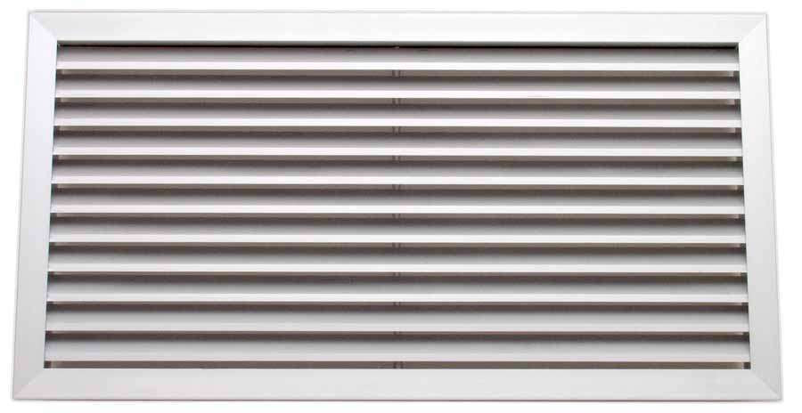 Grille de reprise à ailettes fixes S&P 852020