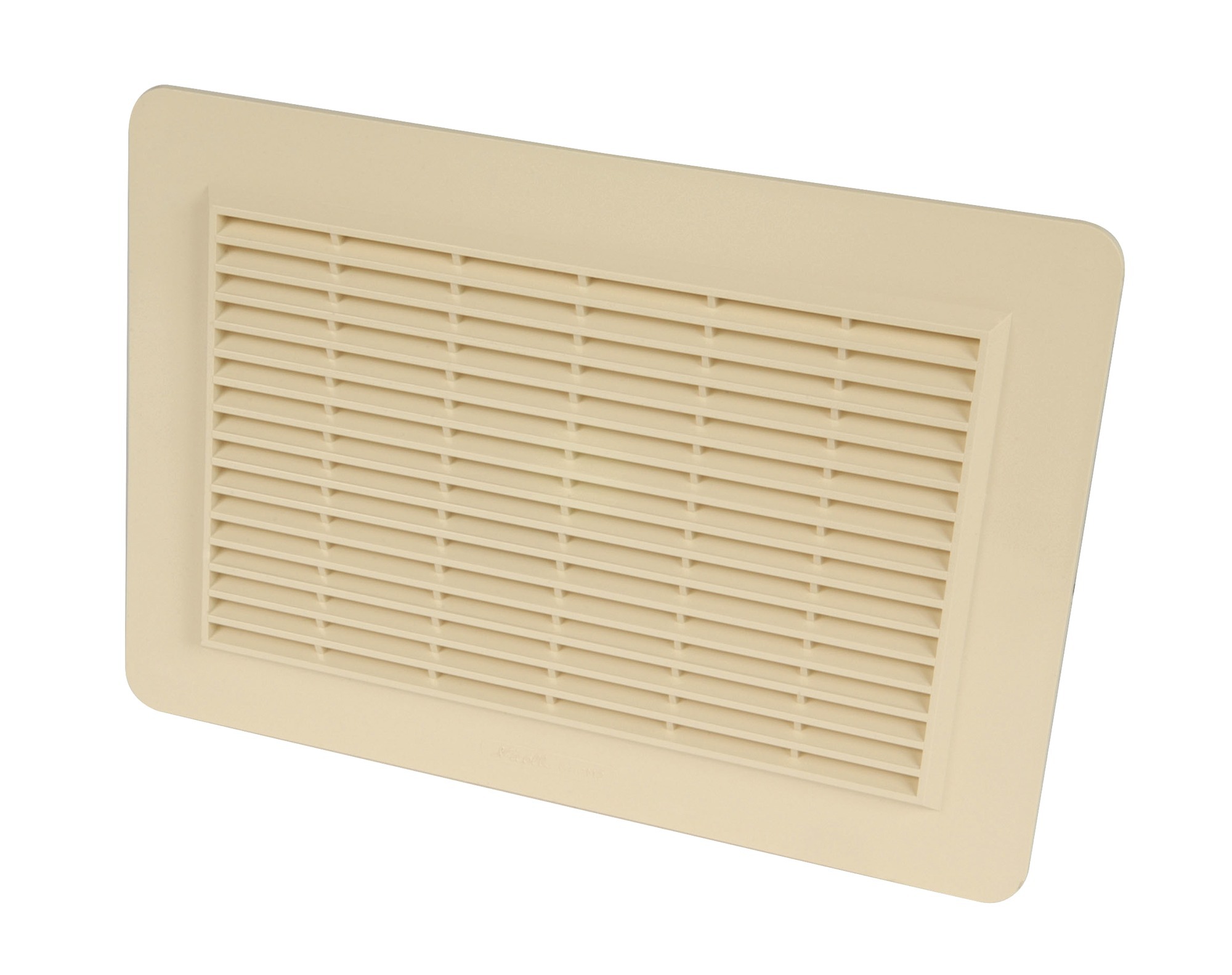 Grille de ventilation en applique rectangulaire pour façades type 200 cm² sable NICOLL 1GAPM2