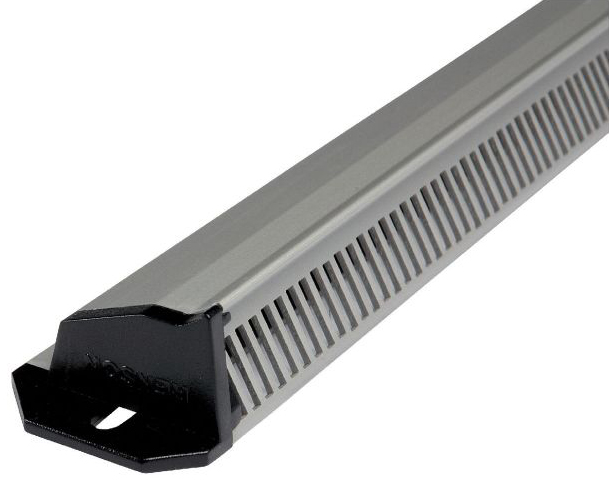 Grille extérieure auto-réglable hauteur 35 mm longueur 275 mm aluminium RENSON 11934