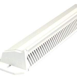 Grille extérieure auto-réglable hauteur 35 mm longueur 375 mm blanc RENSON 10434