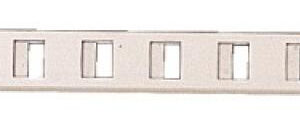 Grille glissière 275 x 22 mm alu RENSON 11944