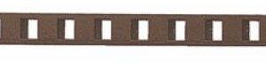 Grille glissière 375 x 22 mm brun RENSON 00485203