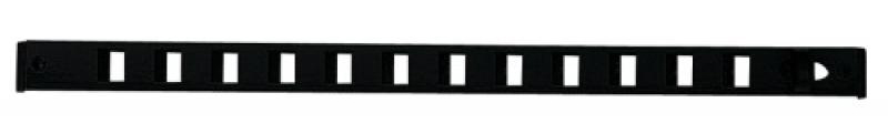 Grille glissière 375 x 22 mm noir RENSON 17373