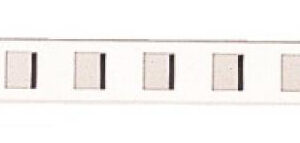 Grille glissière 475 x 22 mm blanc RENSON 9100