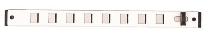 Grille glissière 475 x 22 mm blanc RENSON 9100