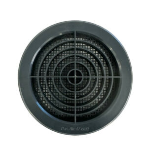 Grilles d'aeration abs verni, L.14.7 x l.14.7 cm Diam.12.5 cm