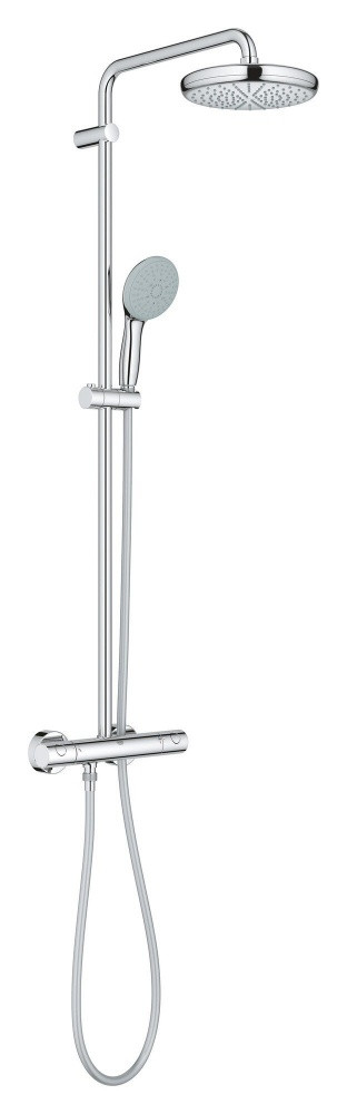 Colonne de douche thermostatique chrome, Vitalio Start Clova, GROHE
