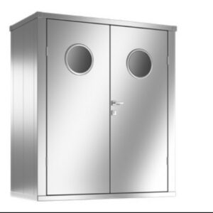 Armoire à outils avec hublots - taille L - Silver -  170 x 84 x 194 - acier