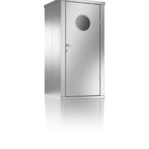 Armoire à outils avec hublots - taille S - Argent -  97 x 84 x 194 - acier