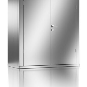 Armoire à outils - taille L - Argent métallisé - 170x84x194 - acier