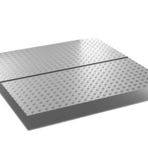 Plaque de sol pour abri de jardin - taille M - 180x180 - Aluminium strié