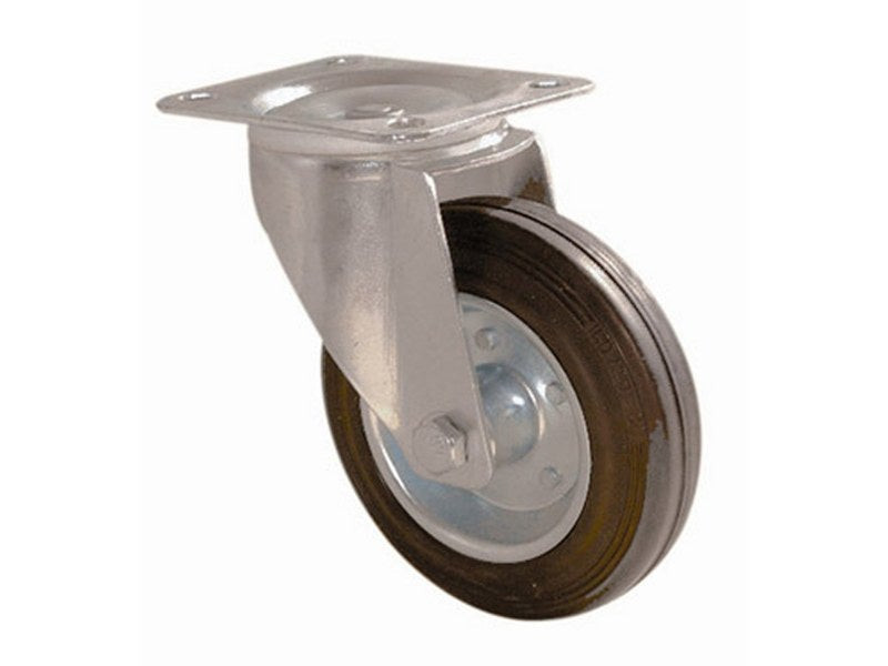Roulette Pivotante À Platine, Diam.160 Mm