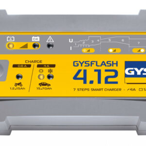 Chargeur de batterie polyvalent GYS Gysflash 4.12, 12 V