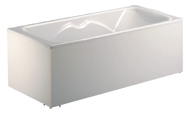 Habillage de baignoire WOODY blanc 170x57 AQUARINE 200396