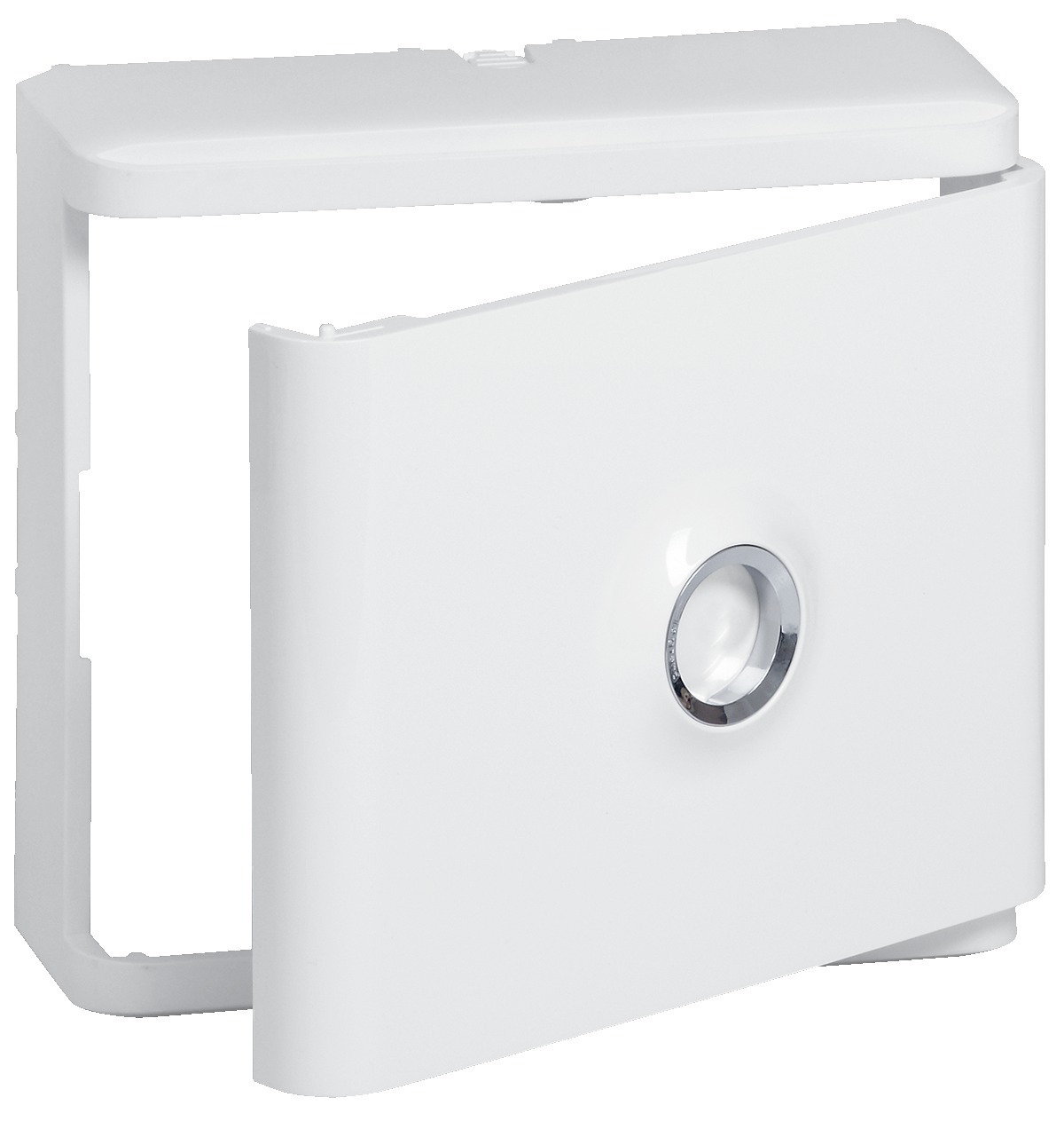 Habillage + porte DRIVIA pour platines de branchement blanc LEGRAND 401185