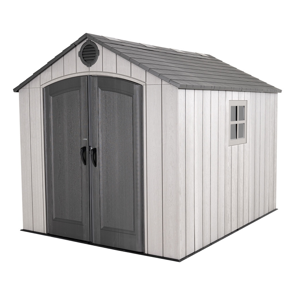 Abri de Jardin - AP2430BO - 7,44 m² - Résine PEHD et Acier - Avec Plancher