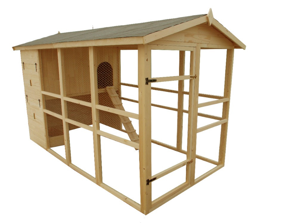 Poulailler - PO1632 HABRITA - 6,09 m² - Idéal pour 8 à 12 poules