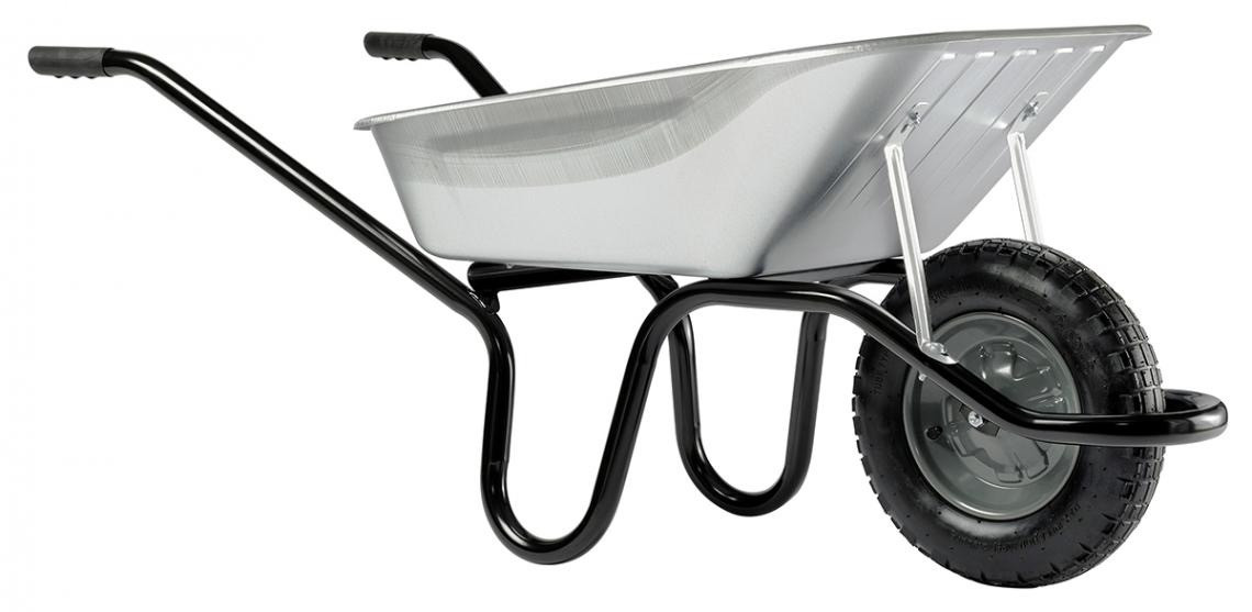 Brouette Aktiv Premium galva roue gonflée 100 L