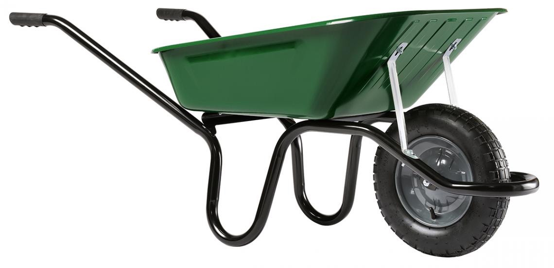 Brouette Aktiv Premium peinte roue gonflée 100 L