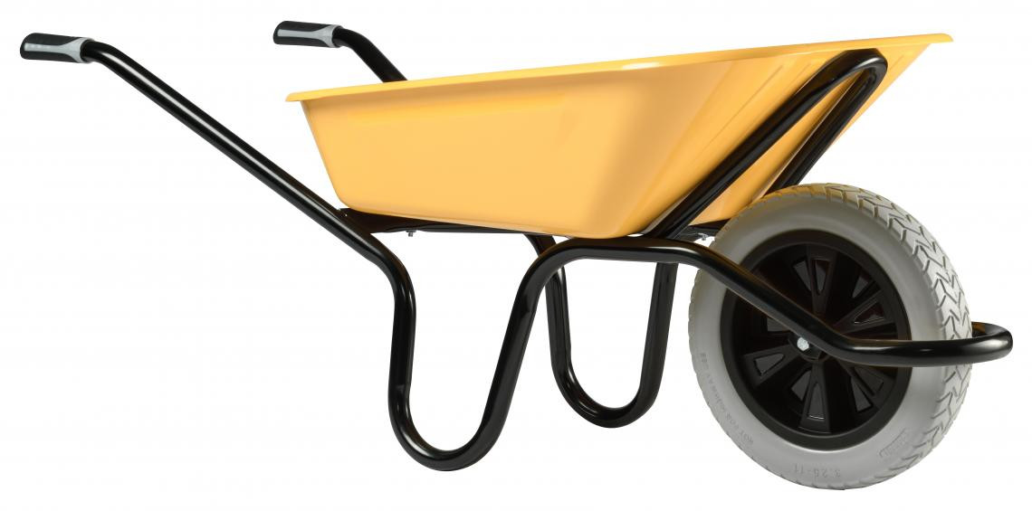 Brouette Bâti Plus 100 L peinte - roue increvable Ø 400 mm