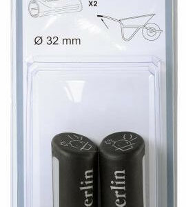 Paire de poignées bi-matières diam. 32 mm