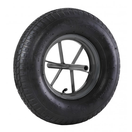 Roue gonflée PF 34 Ø 400 mm - jante métal à rayons