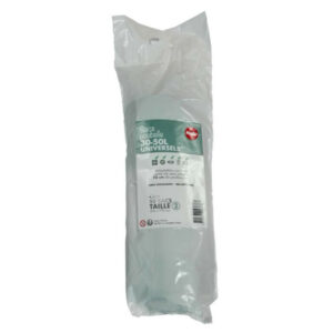 10 sacs poubelle fermeture à coulisse 50L