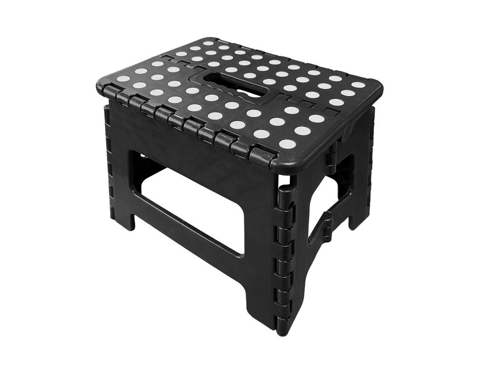 Marche pied SELEKTA 1 marche plastique pliant compact avec poignée de transport