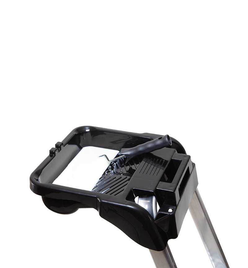 Tablette porte-outils peinture pour garde corps escabeaux Selekta et Mixalu