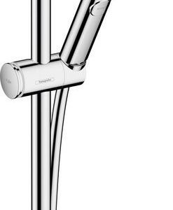 Pommeau de douche 3 jets, flexible et barre chromé HANSGROHE Pulsify eco
