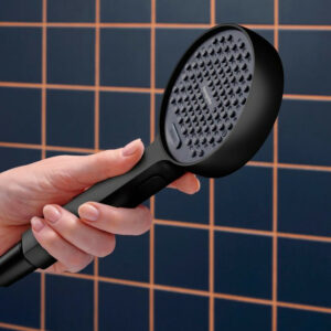 Pommeau de douche Activera 2 jets, noir